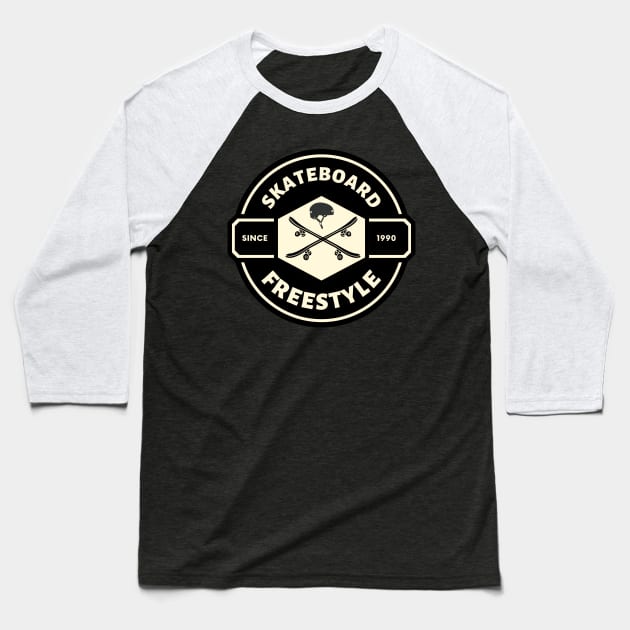 Skate freestyle X planche Baseball T-Shirt by KINGDESIGNSHOP